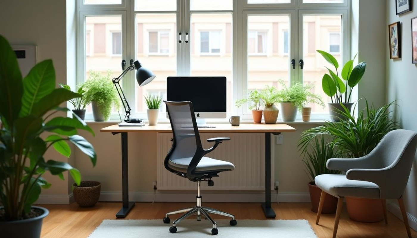 Comment créer un espace de travail ergonomique dans un petit appartement ?